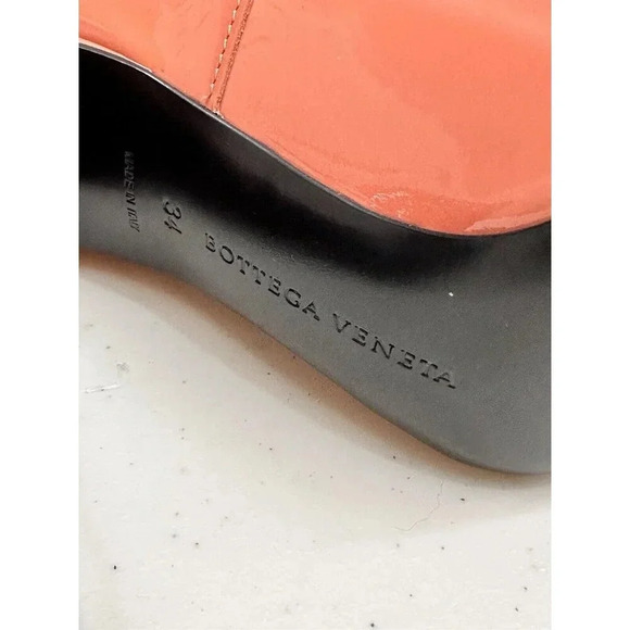 Bottega Veneta Womens Pumps Size 4 Pink Hibiscus Patent Leather New in Box $660 - Picture 14 of 14